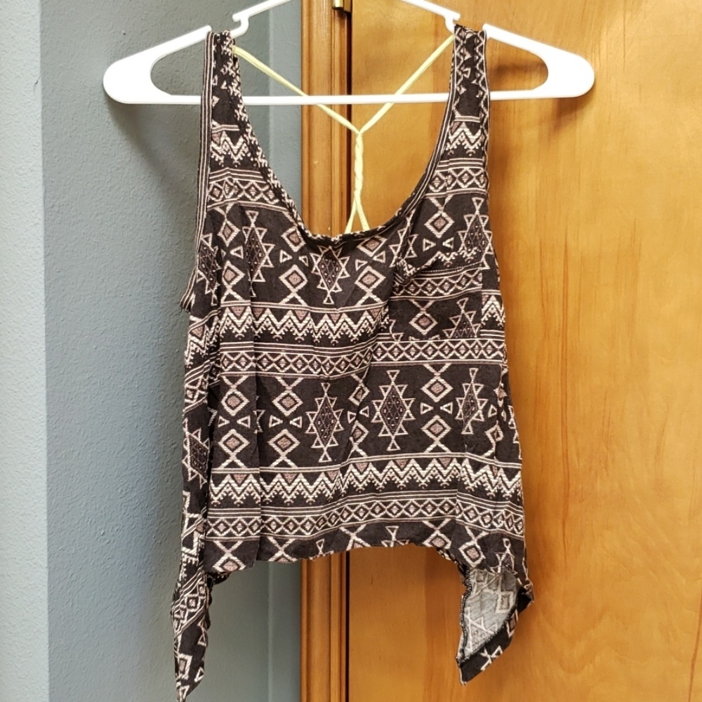 Billabong Printed Flowy Crop Top